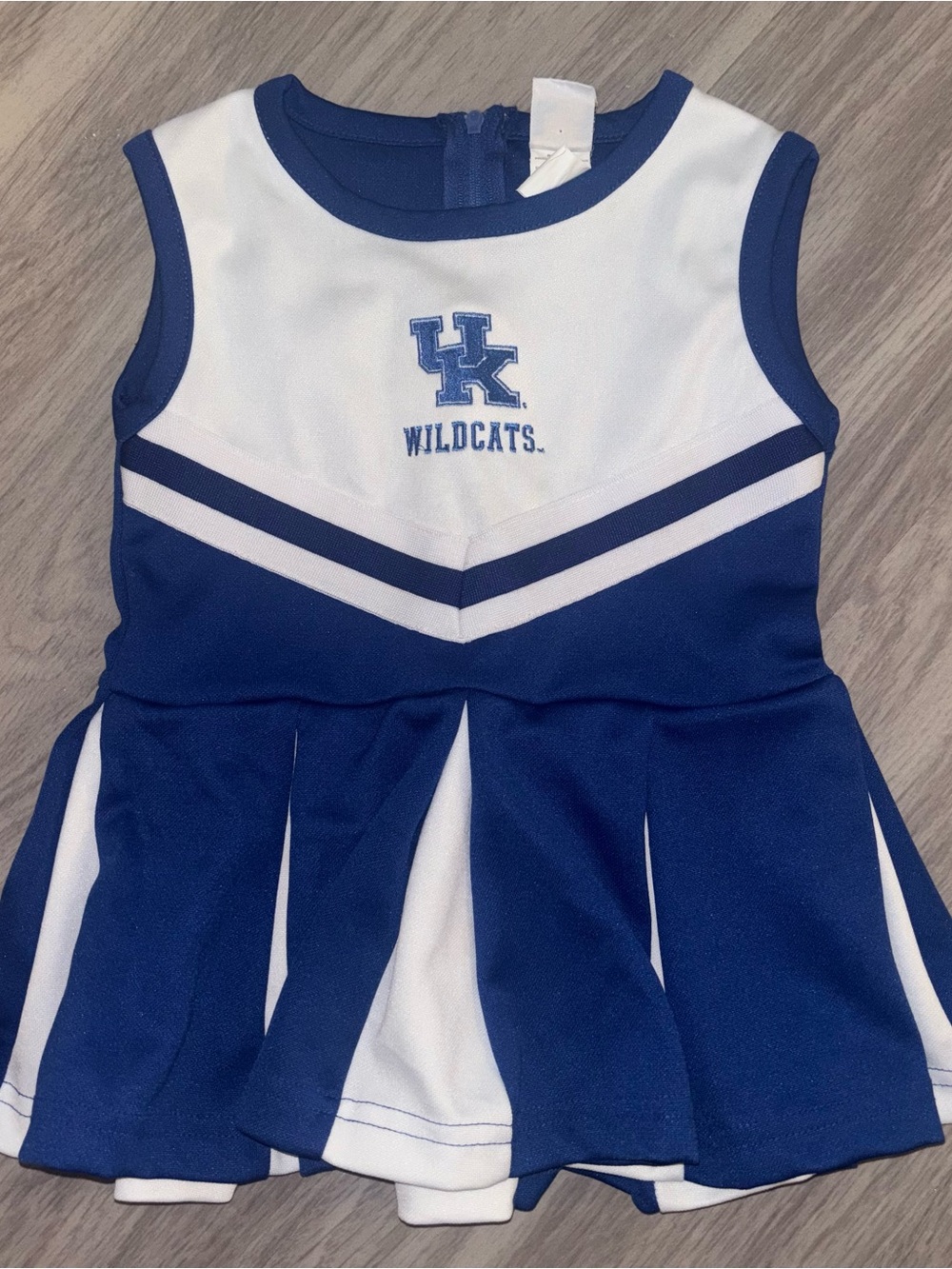 Little King Kentucky Wildcats Blue & White Cheer Dress